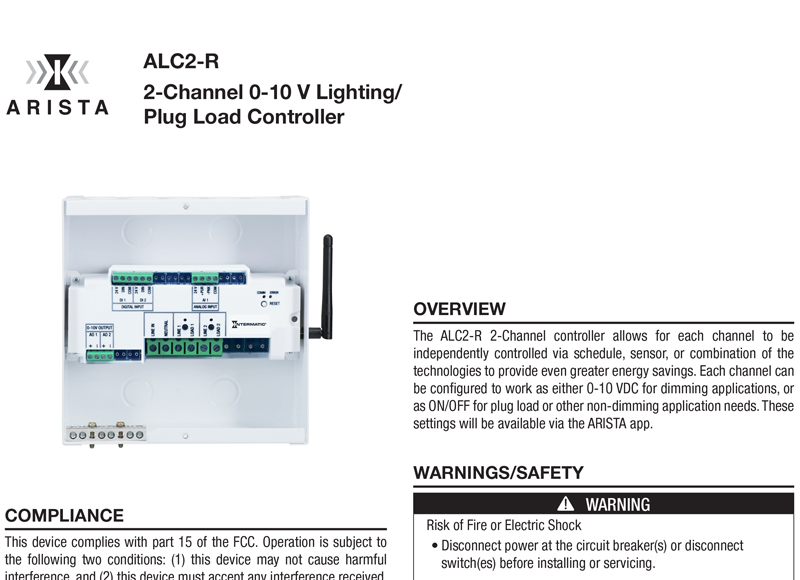 ALC2-R Instructions